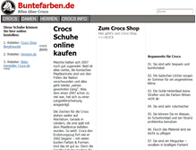 Tablet Screenshot of buntefarben.de